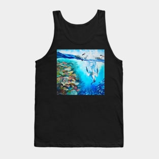 "Diving in" Tank Top